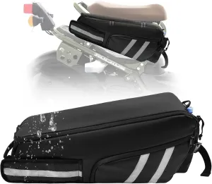 BORDAN Waterproof Scooter Under Seat Storage Bag Compatible with Honda Ruckus 2010-2025, Scooter Saddle Bags Cling Side Frame Bag Storage Bags with Shoulder Straps & Waterproof zips for Motorcycle