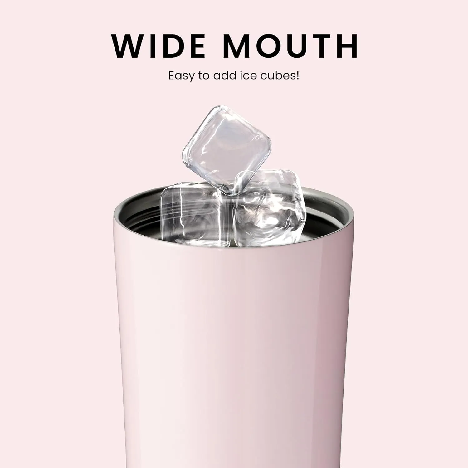 BOTTLE BOTTLE Insulated Water Bottle Coffee Tumblers with Dual-use Lid and Straw Double Walled Iced Travel Coffee Mug for Woman and Man 24oz Stainless Steel Tumbler with Handle