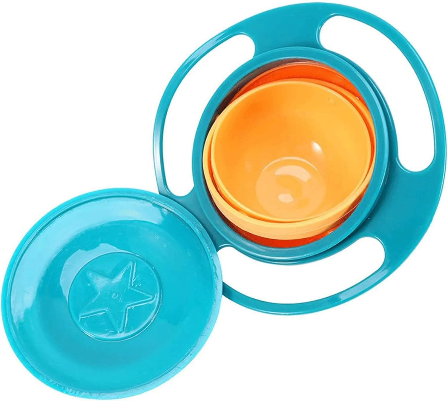 Bowls Rotating Balance Gyro Bowl Flying Saucer Bowl Gyro Bowl Do Not Sprinkle