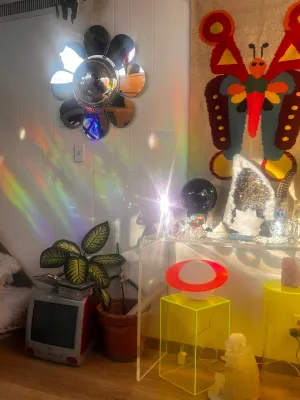 Bubble Flower butterfly 2ft mirror