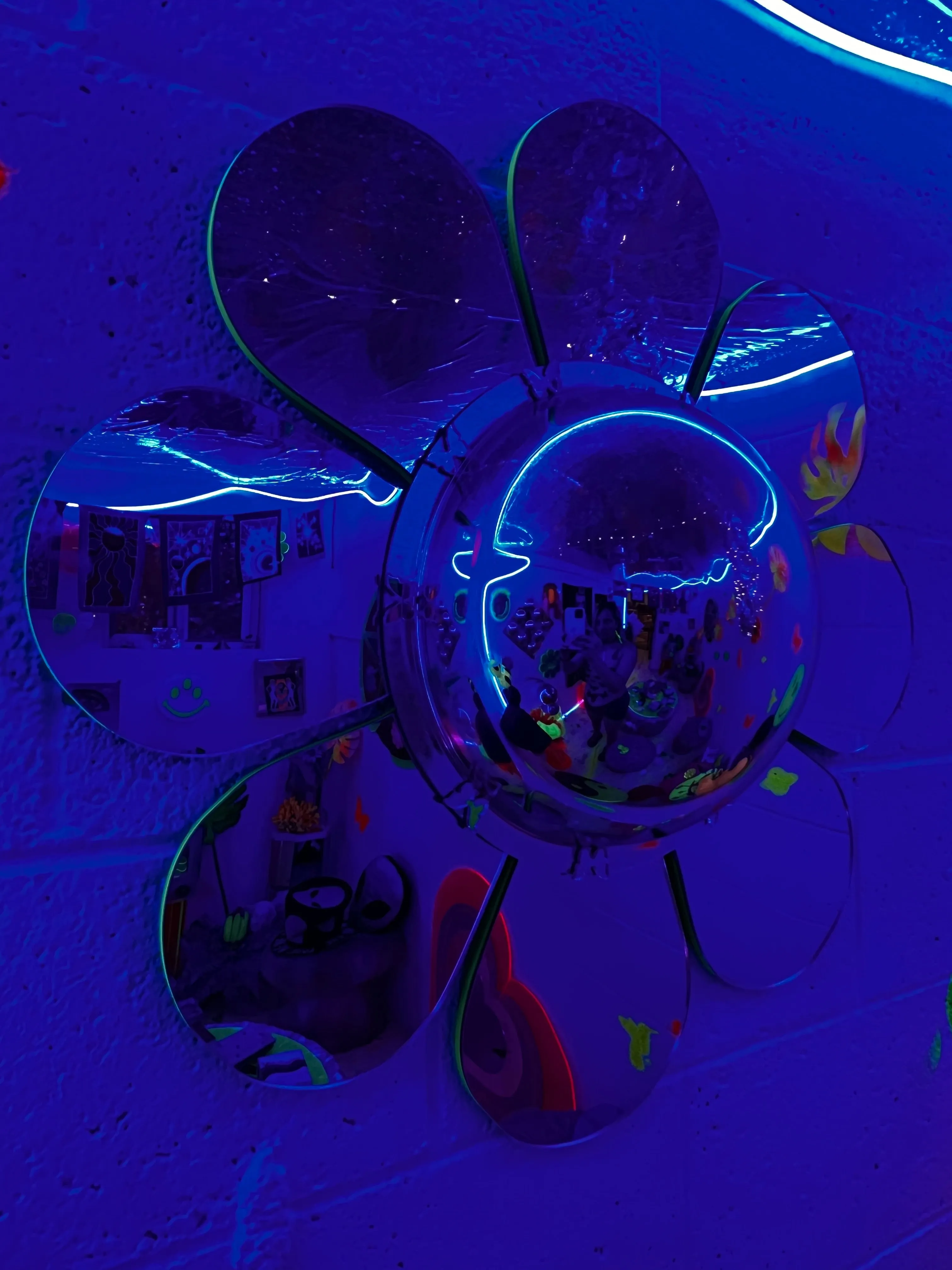 Bubble Flower butterfly 2ft mirror