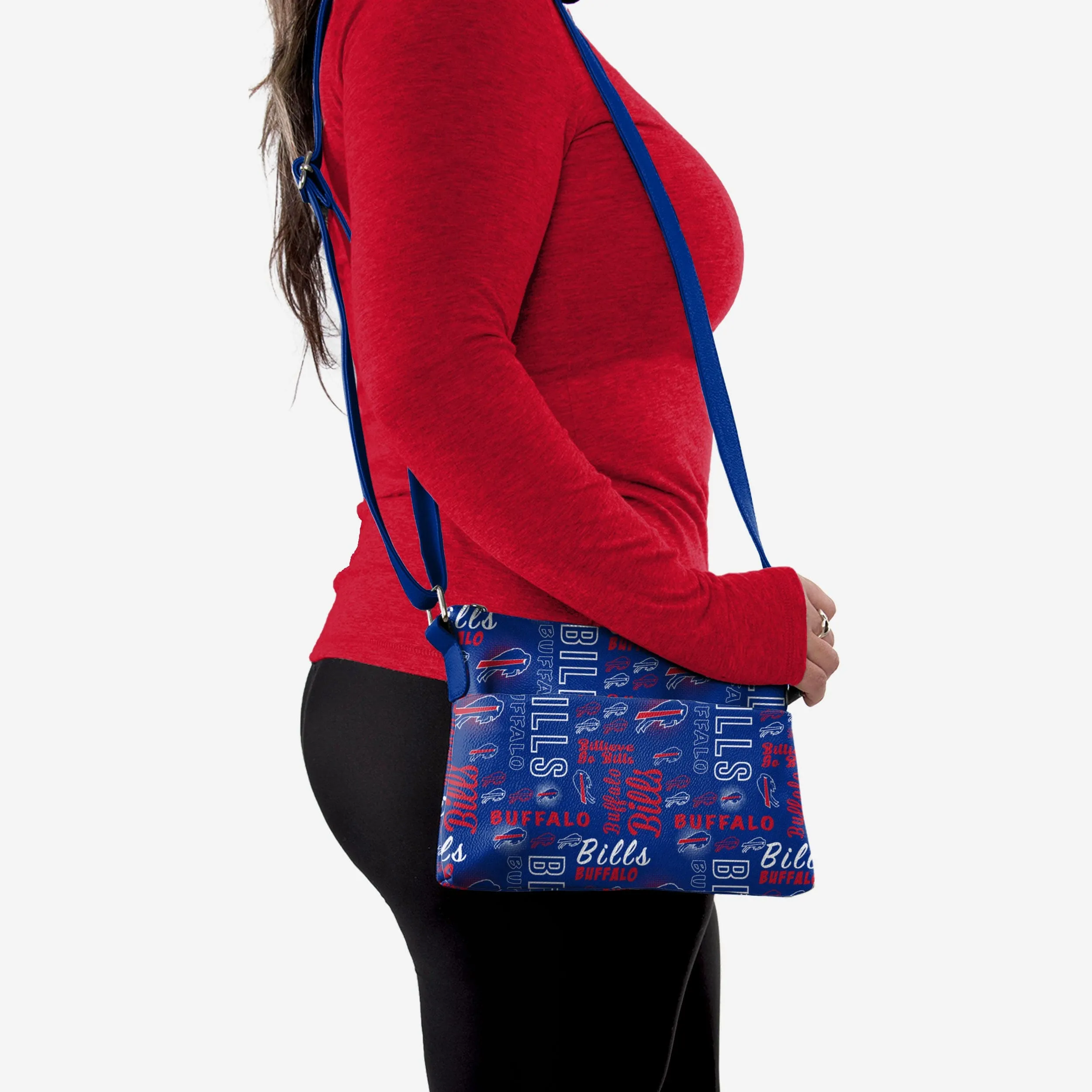 Buffalo Bills Spirited Style Printed Collection Foldover Tote Bag