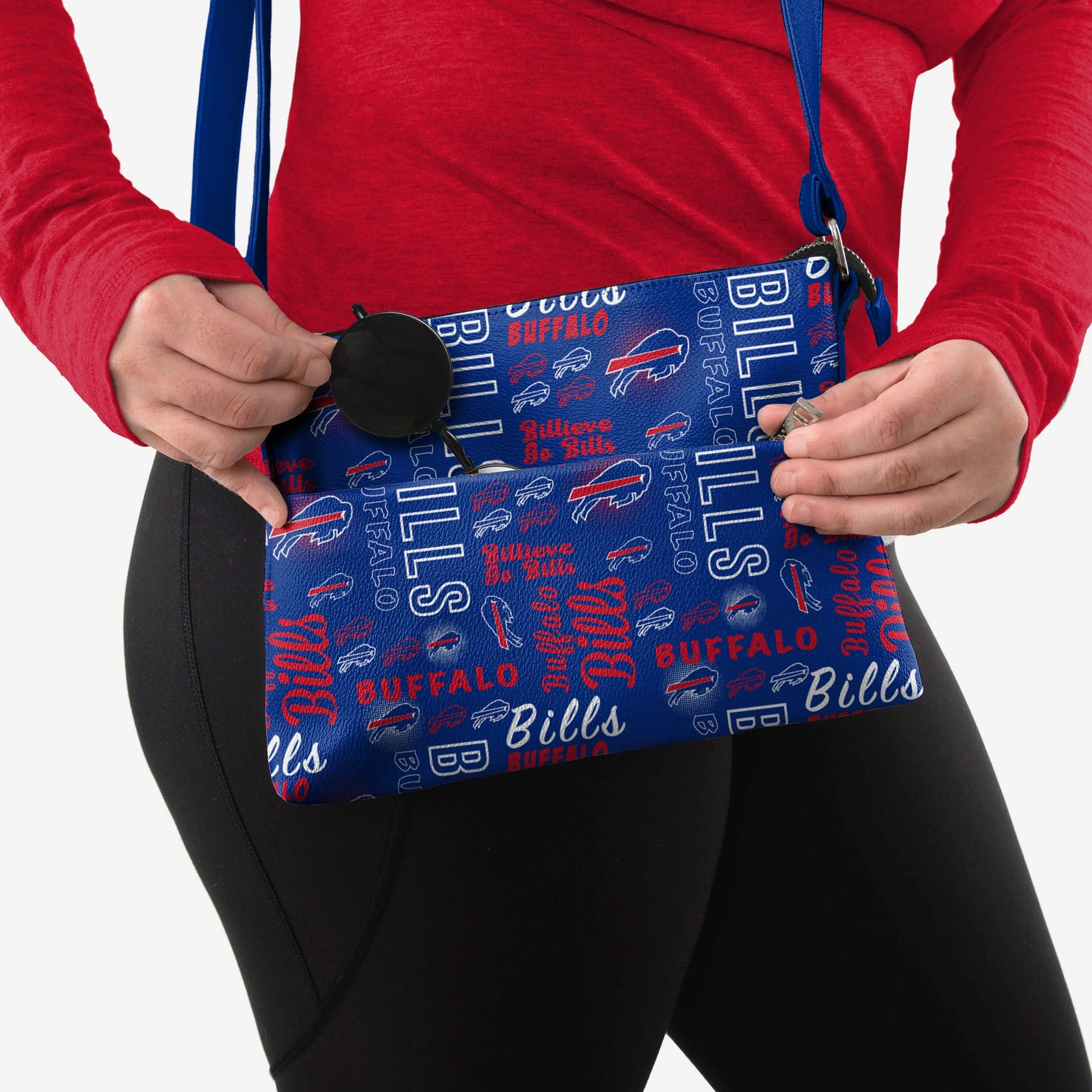 Buffalo Bills Spirited Style Printed Collection Foldover Tote Bag