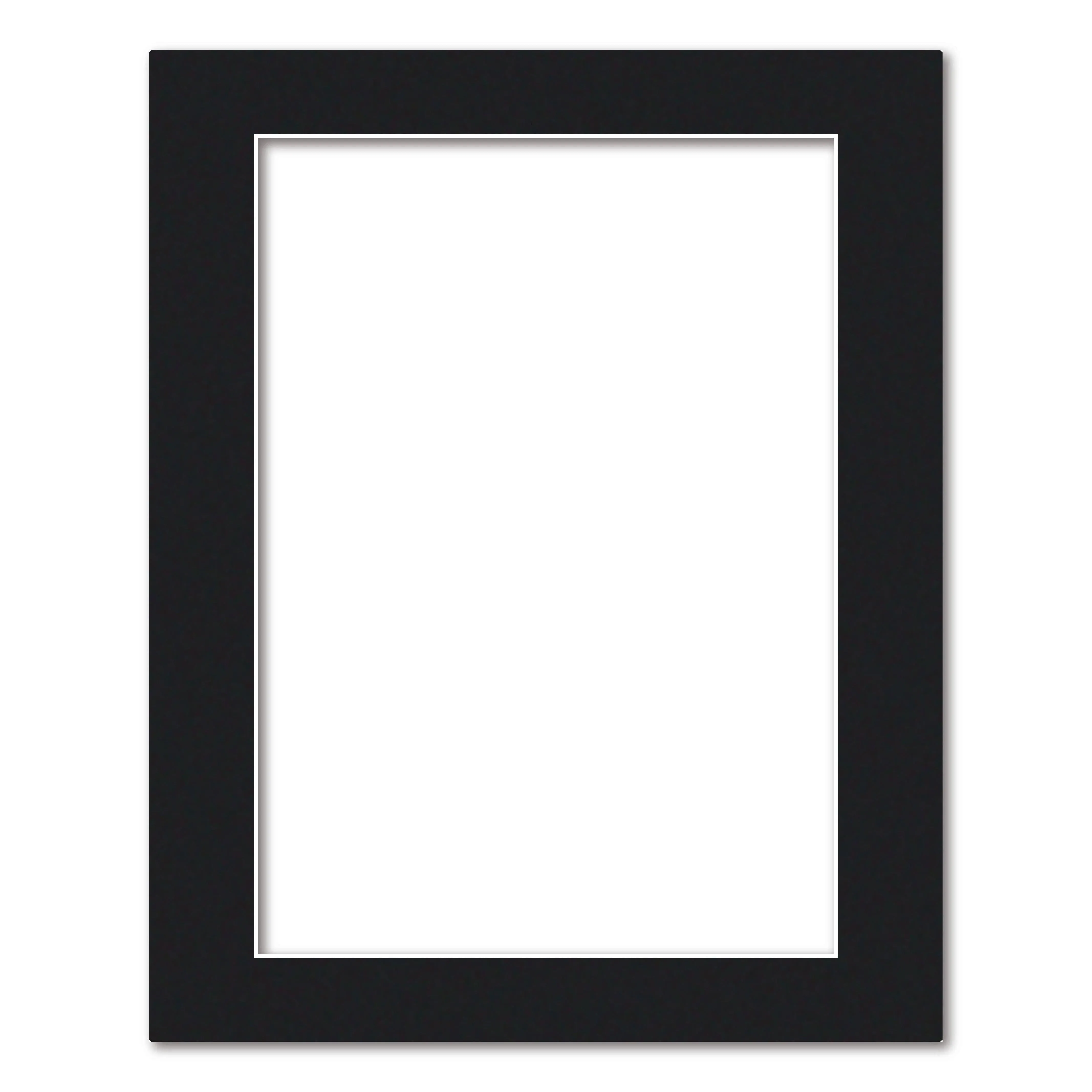 Bulk Mat Board Value Bundle - Black (10 Pack)