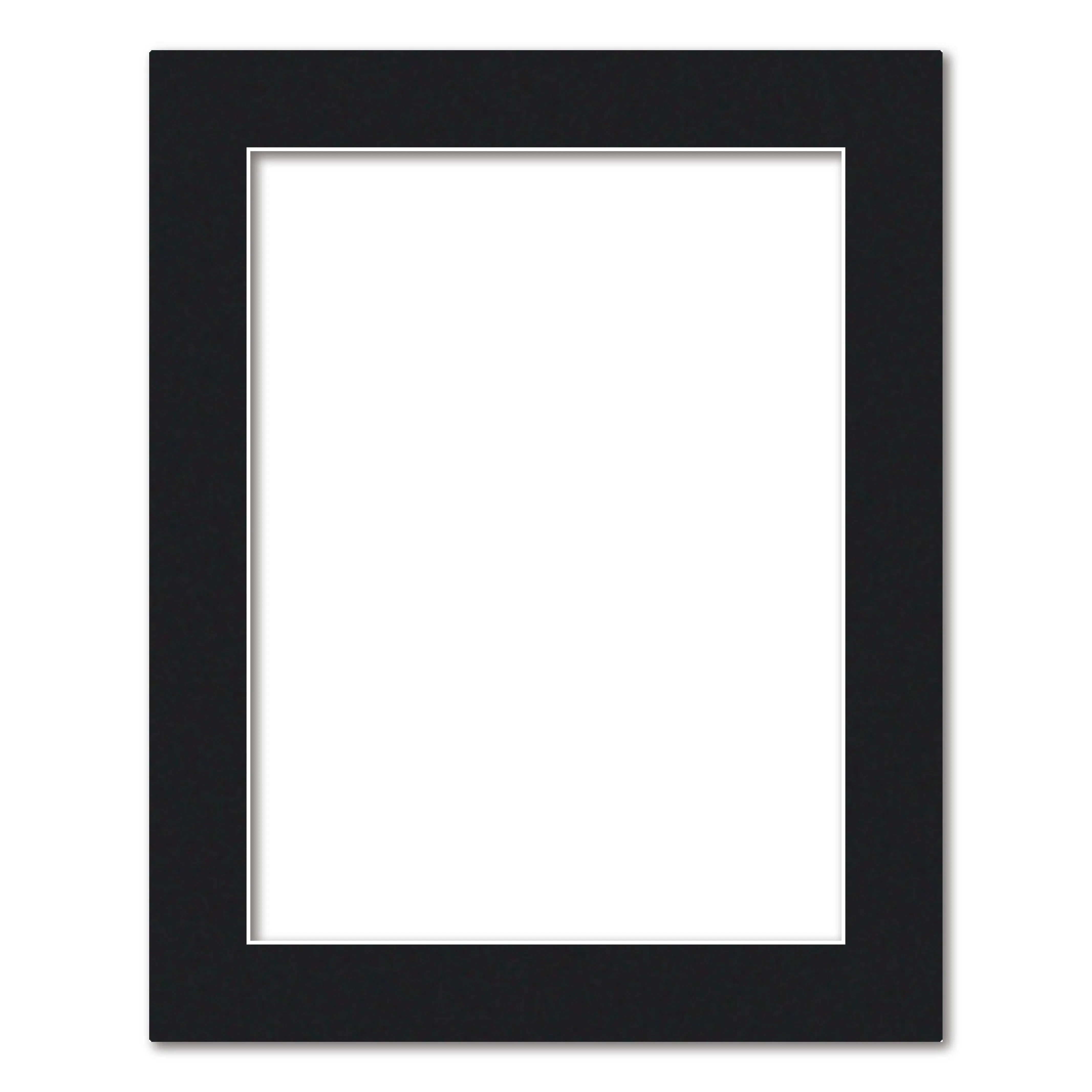 Bulk Mat Board Value Bundle - Black (10 Pack)