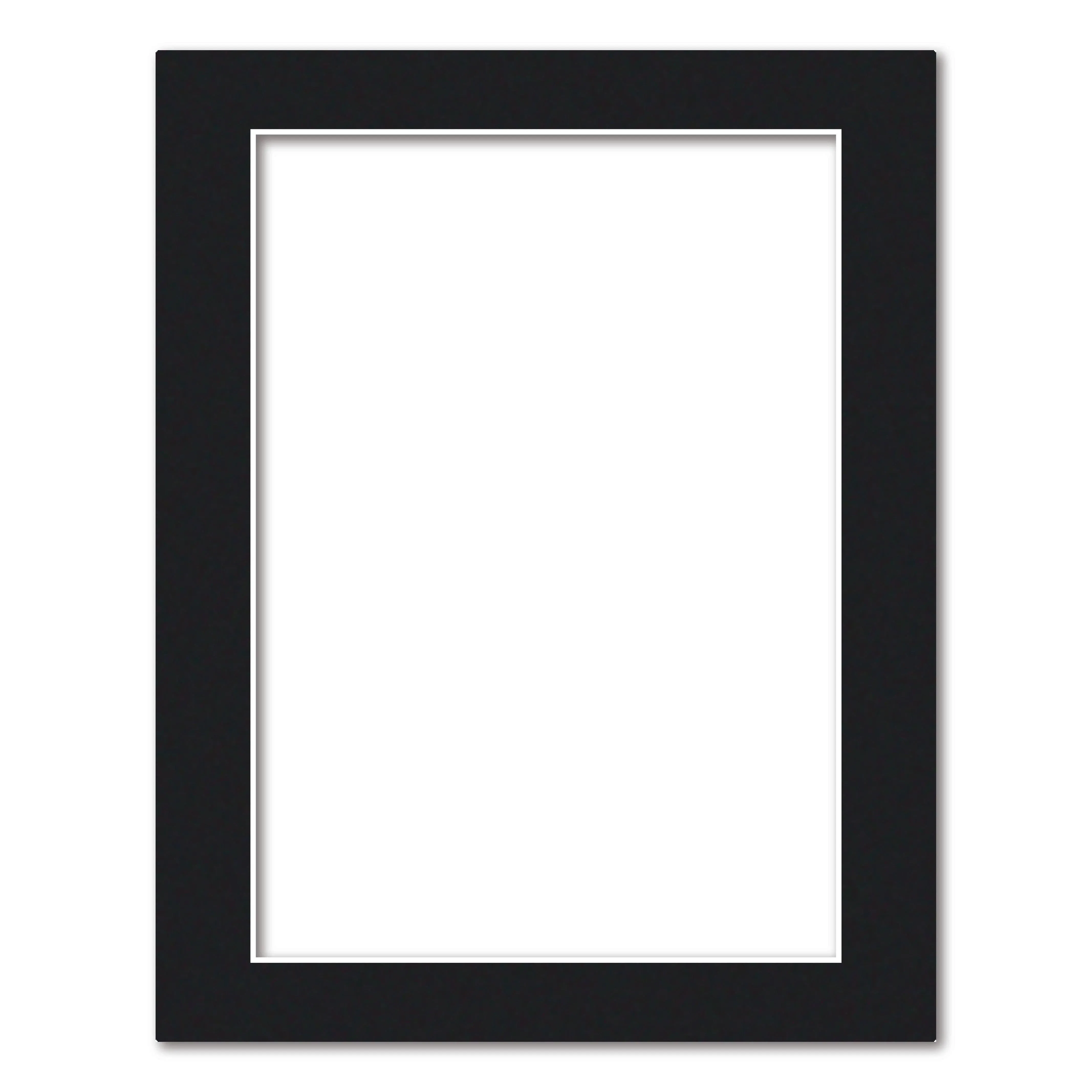 Bulk Mat Board Value Bundle - Black (10 Pack)