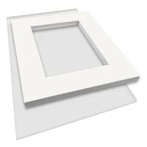Bulk Mat Board Value Bundle - Ice White (10 Pack)