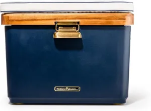 Business & Pleasure Co. Hemingway Cooler - 35 Quart Insulated Ice Chest Cooler - Great for Beach, Picnics, & Boating