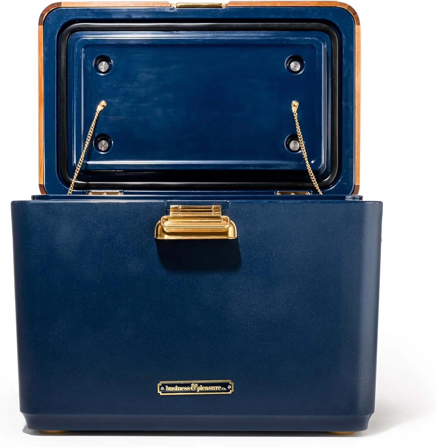 Business & Pleasure Co. Hemingway Cooler - 35 Quart Insulated Ice Chest Cooler - Great for Beach, Picnics, & Boating