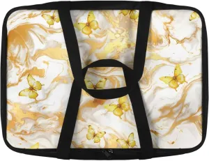 Butterfly Marble Print Insulated Casserole Carriers Portable Food Warmer for Hot or Cold Food Lasagna Holder Tote Casserole Dish Carrying Case for Parties Travel Potluck
