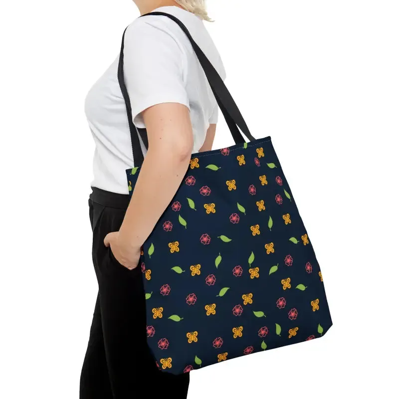 Butterfly Print Tote Bag that Turns Heads