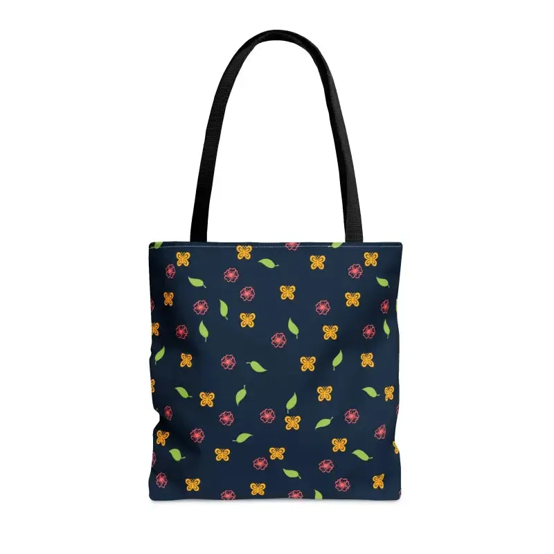 Butterfly Print Tote Bag that Turns Heads