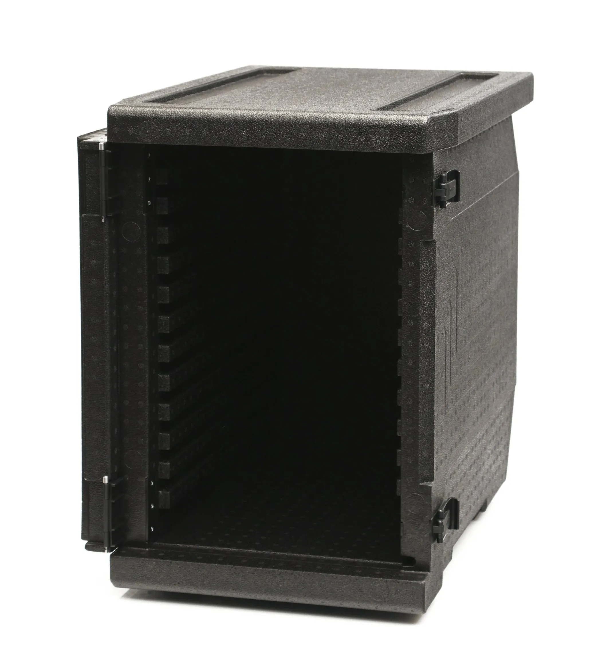 Cambro Cam GoBox Insulated Front-Loading Food Pan Carrier, 6 Pan Capacity, Black