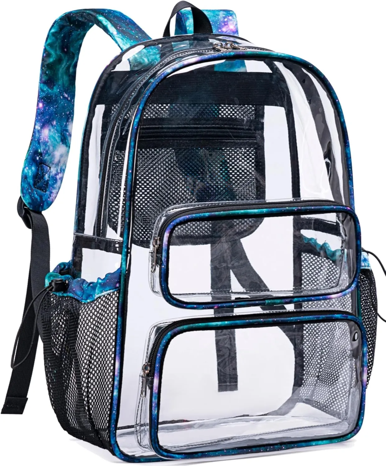 CAMTOP Clear Backpack Heavy Duty Transparent Bag See Through BookBag for Student School Work Festival Sport Travel