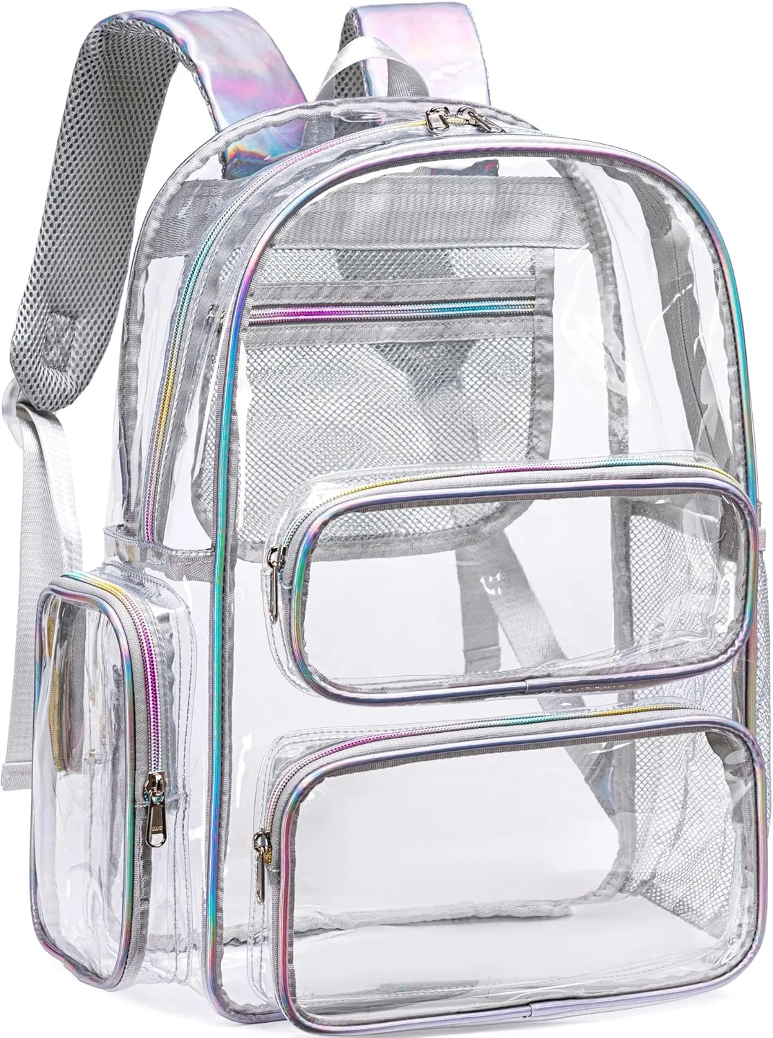 CAMTOP Clear Backpack Stadium Events Heavy Duty Large Clear Backpacks BookBag for Kids Student School Festival Work Sport Travel