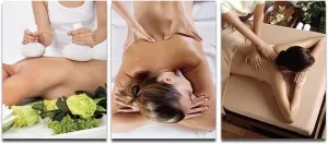 Canvas Prints Spa Still Life Wall Art Herbal Bags Massage Wall Decor Relaxation Body Treatment Beauty Salon Picture Poster Painting for Bathroom Home Decoration Framed Ready to Hang(60''Wx28''H)