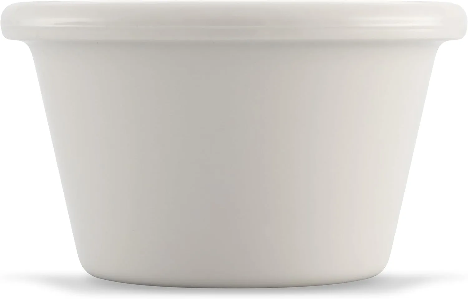 Carlisle FoodService Products 4312142 SAN Smooth Ramekin, 1.5 oz Capacity, 1.43" Height, Bone (Case of 48)