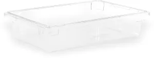 Carlisle FoodService Products Storplus Food Storage Container with Stackable Design for Catering, Buffets, Restaurants, Polycarbonate (Pc), 8.5 Gallons, Clear