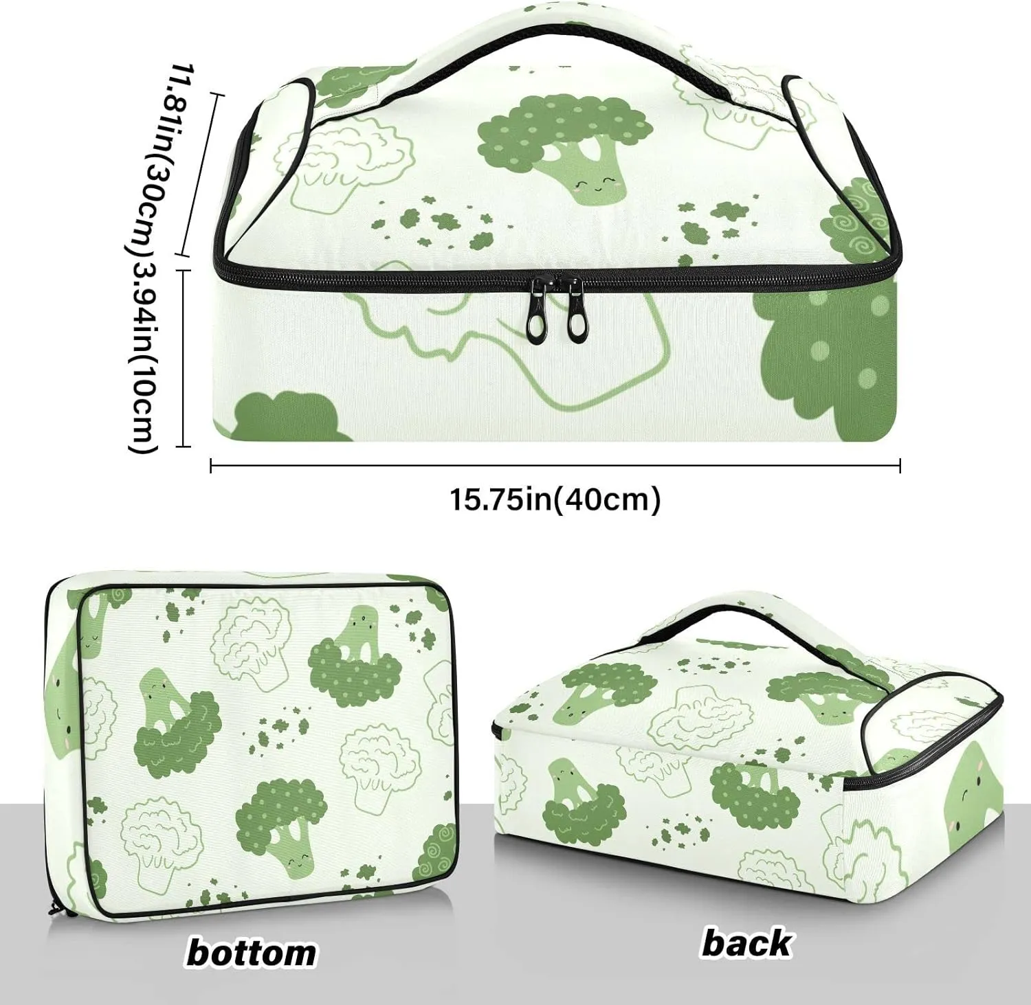Casserole Carriers for Hot or Cold Food Reusable Casserole Dish Carrier Insulated Thermal Large Capacity Durable Perfect for Party Camping Family Gatherings Yellow Fish