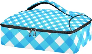 Casserole Carriers for Hot or Cold Food Reusable Casserole Dish Carrier Insulated Thermal Large Capacity Durable Perfect for Party Camping Family Gatherings Yellow Fish
