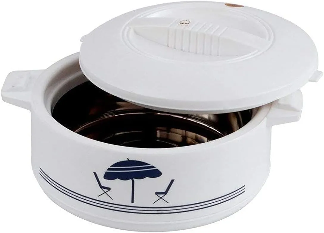 Cello Chef Deluxe Hot-Pot Insulated Casserole Food Warmer/Cooler, 5-Liter, White