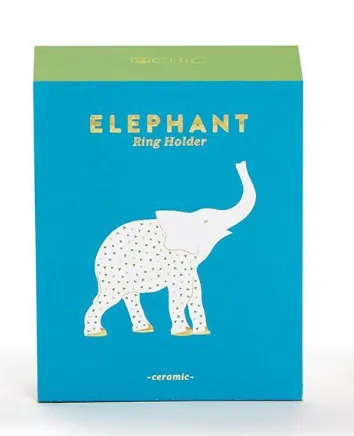 Ceramic Ring Holder (Elephant)
