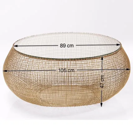 Cesta Glass Coffee Table