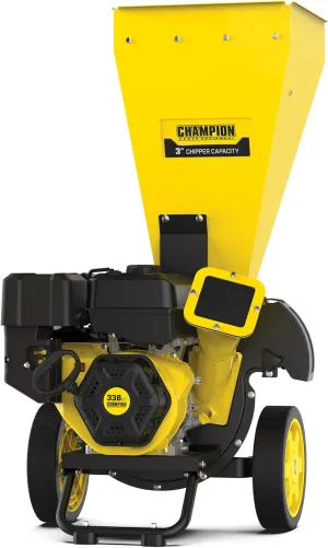 Champion Power Equipment 3-Inch Portable Chipper-Shredder with Collection Bag