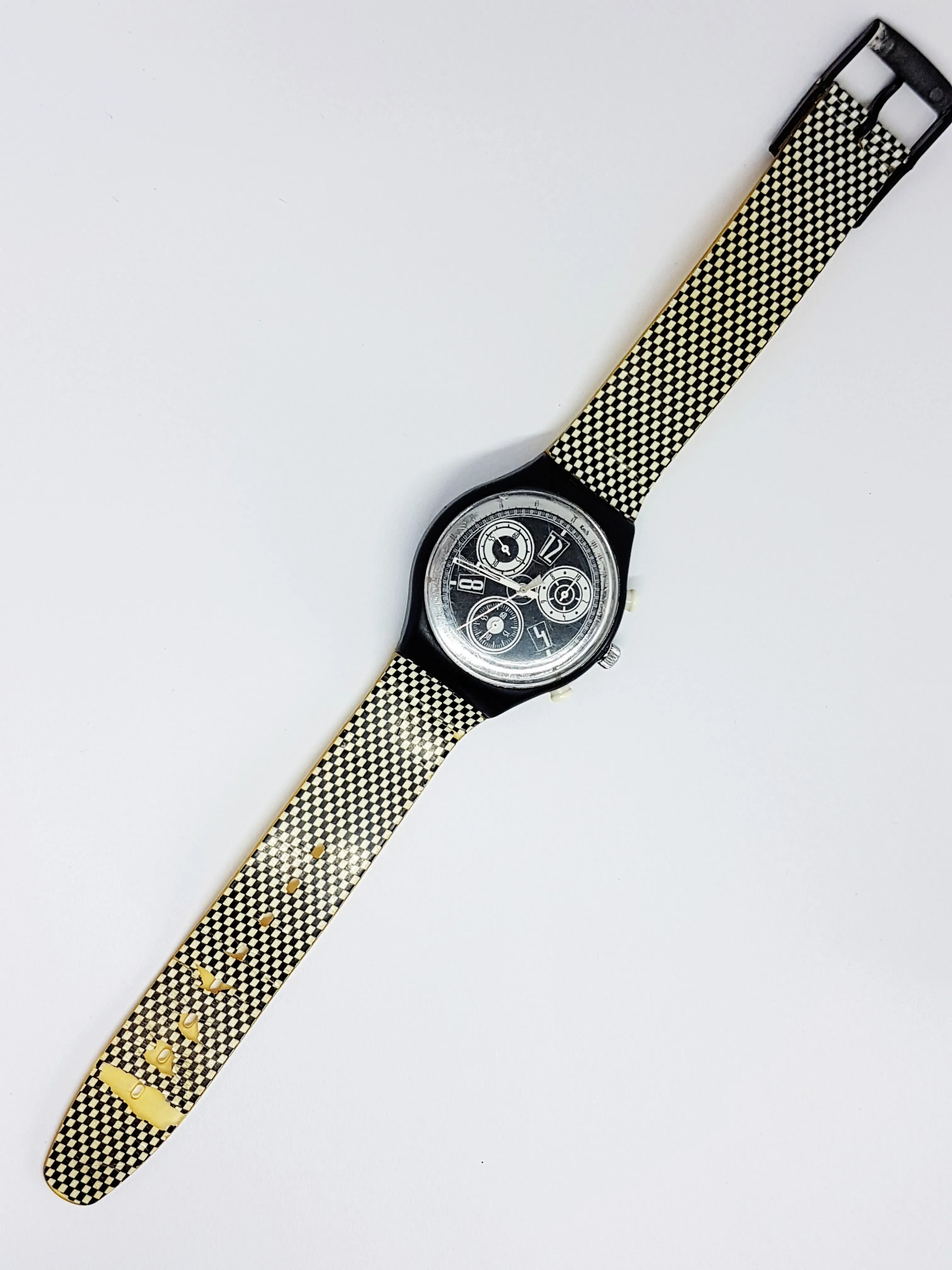 CHESS SCB116 Vintage Swatch Watch | Swiss Chronograph Watch