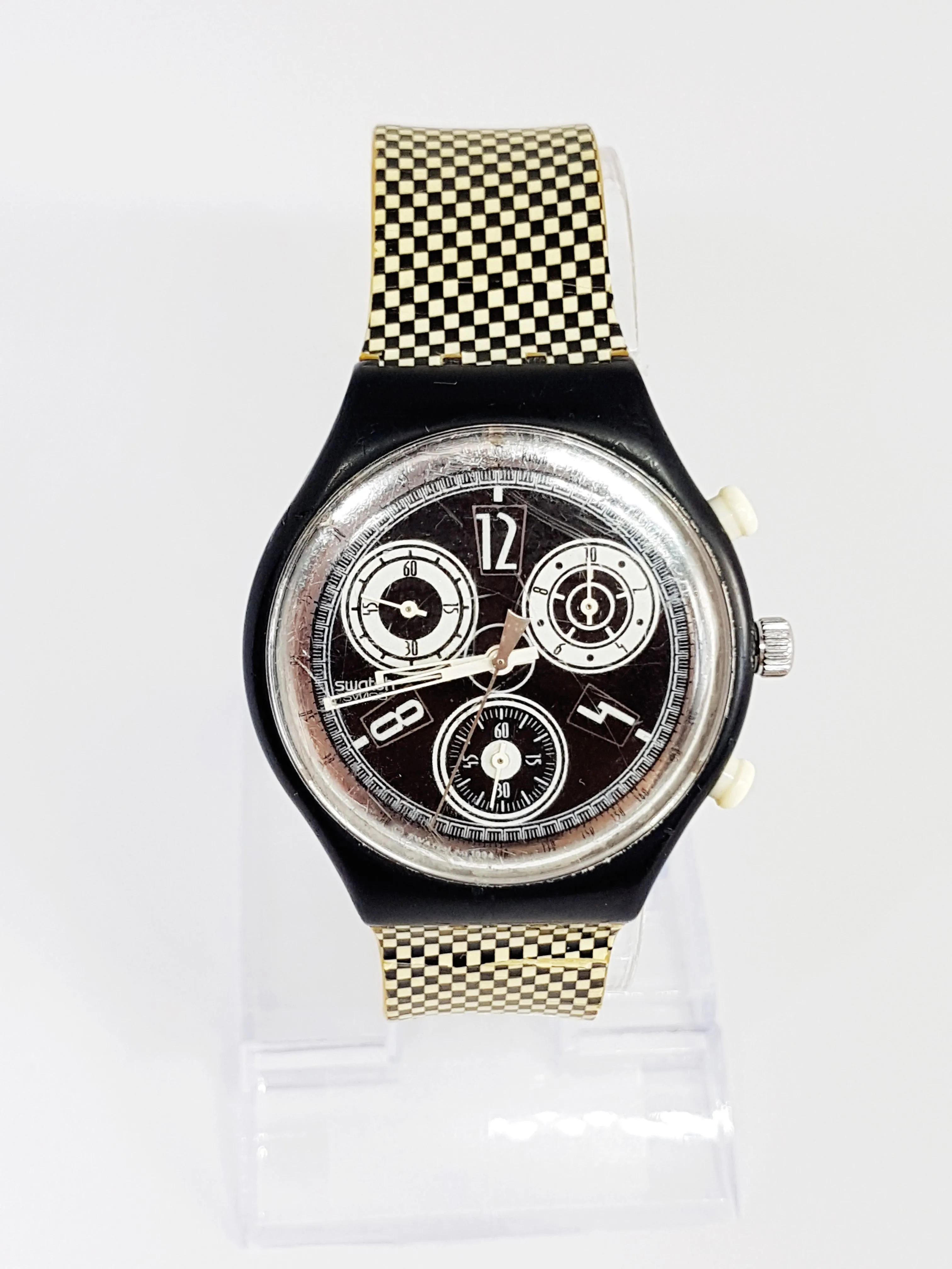 CHESS SCB116 Vintage Swatch Watch | Swiss Chronograph Watch