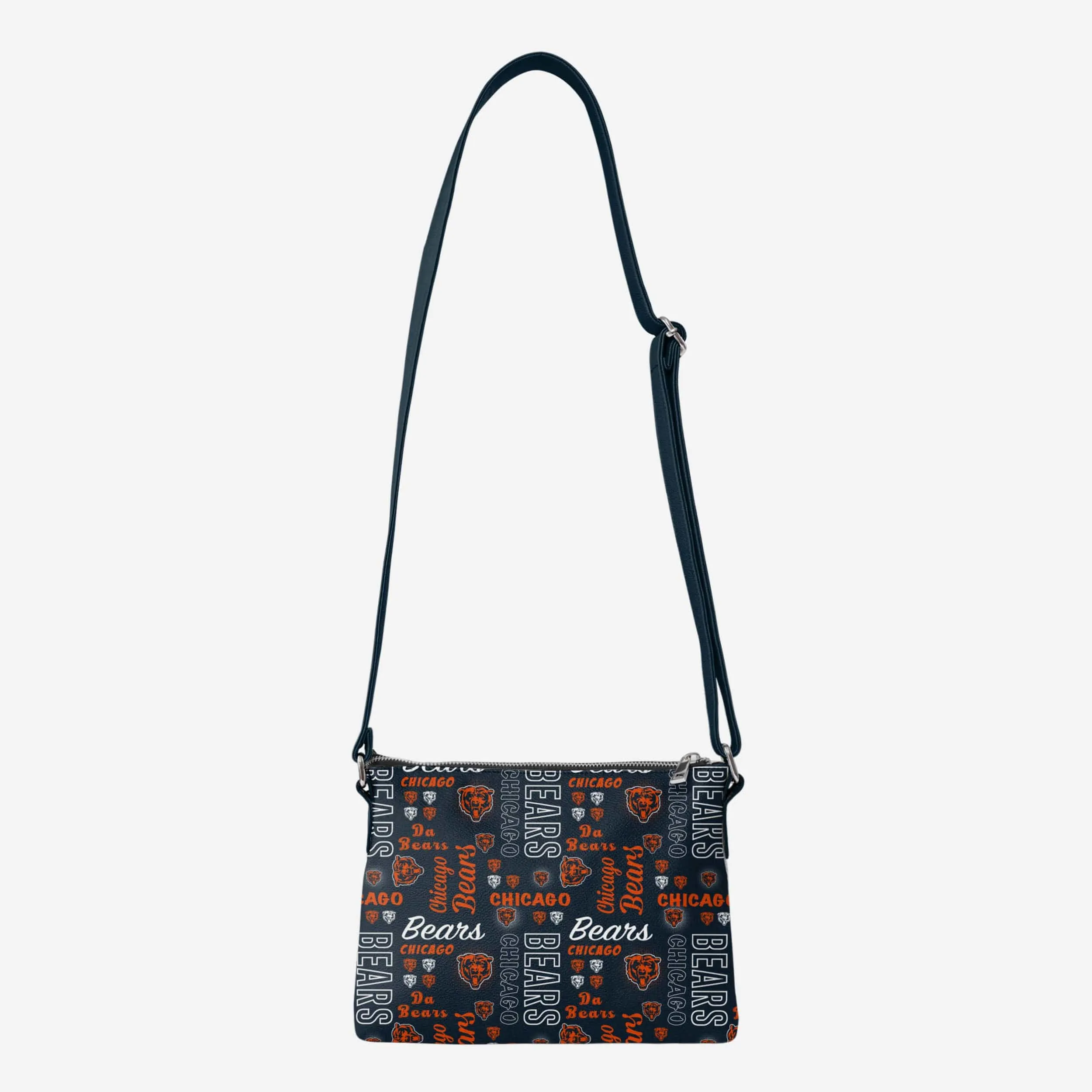 Chicago Bears Spirited Style Printed Collection Foldover Tote Bag