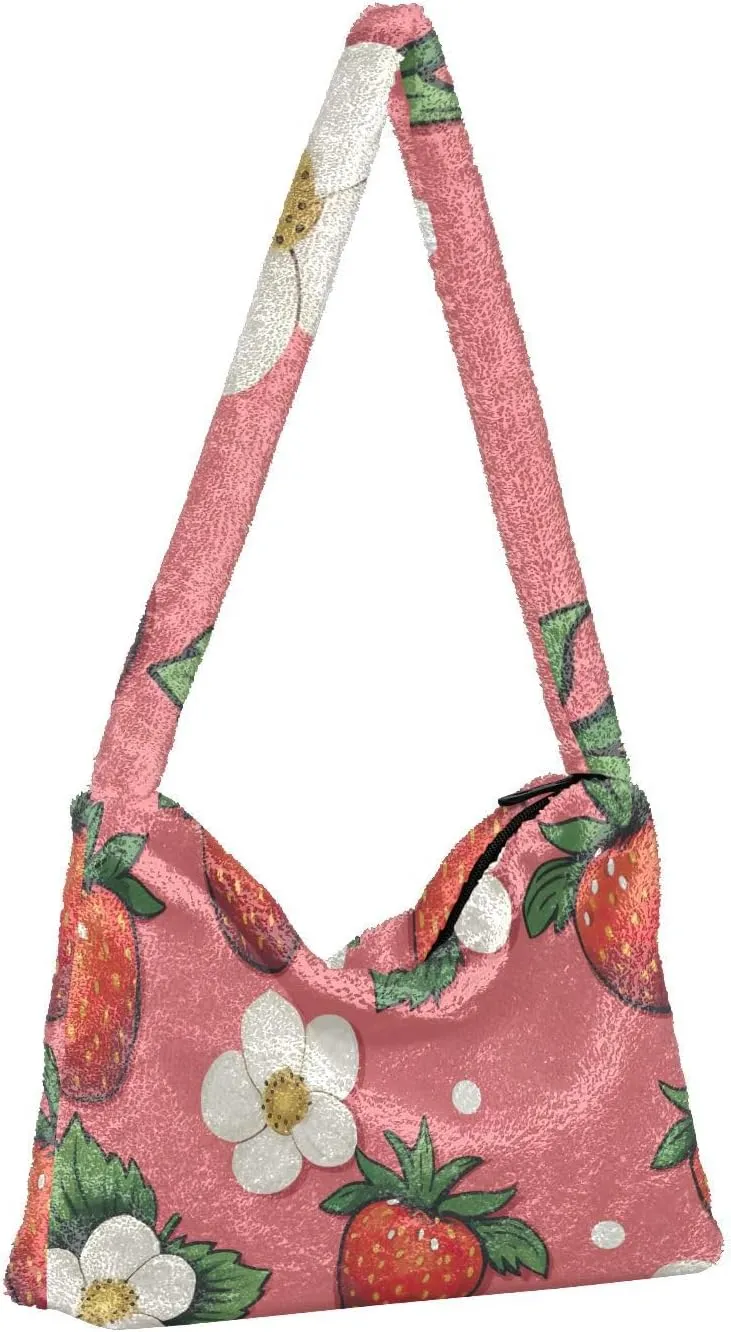 Classic Vintage Flower on Shoulder Bag, Shoulder Hand Bag, Book Totes for Women