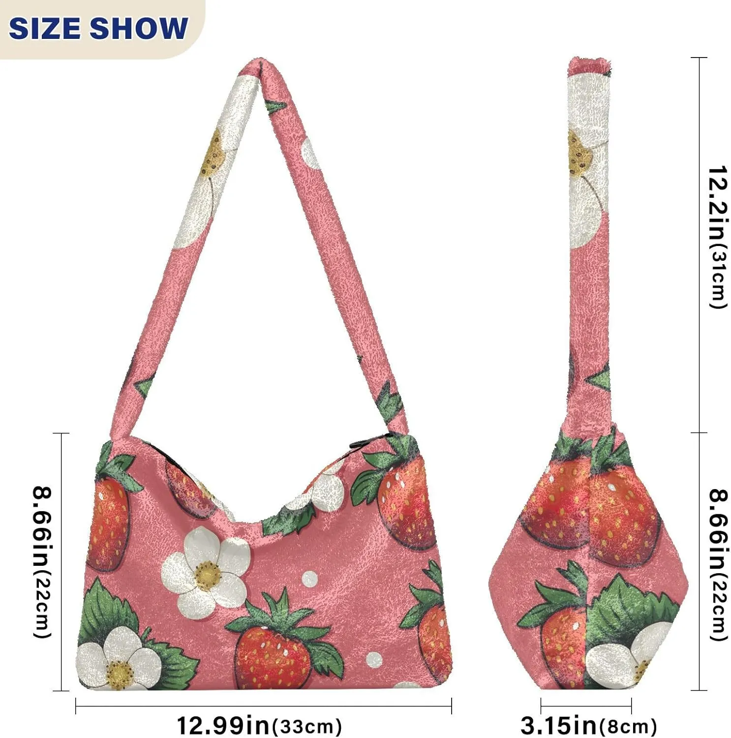 Classic Vintage Flower on Shoulder Bag, Shoulder Hand Bag, Book Totes for Women