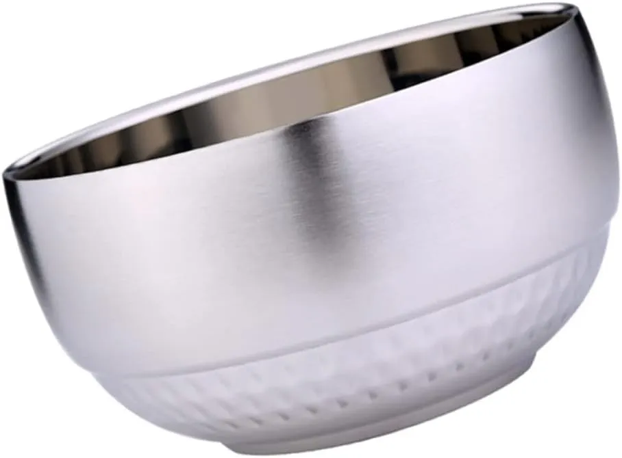 Cm Double-walled Insulated Stainless Steel Soup Bowl Japanese Style Bowls for Cold Food