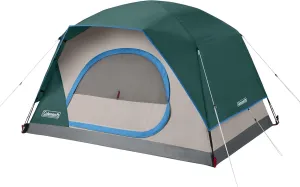 Coleman Skydome Tent with 5 Minute Setup, 6-Person Weatherproof Tent with Rainfly & Carry Bag, 20% More Headroom Than Traditional Canopies