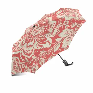 colorful Elegance flower daisy pattern print Umbrella Automatic Foldable with totes