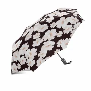 colorful elegant rose flower pattern automatic umbrella foldable with totes