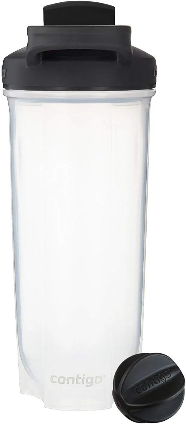 Contigo - 70290 Contigo Shake & Go Fit Snap Lid Shaker Bottle, 28 oz, Black