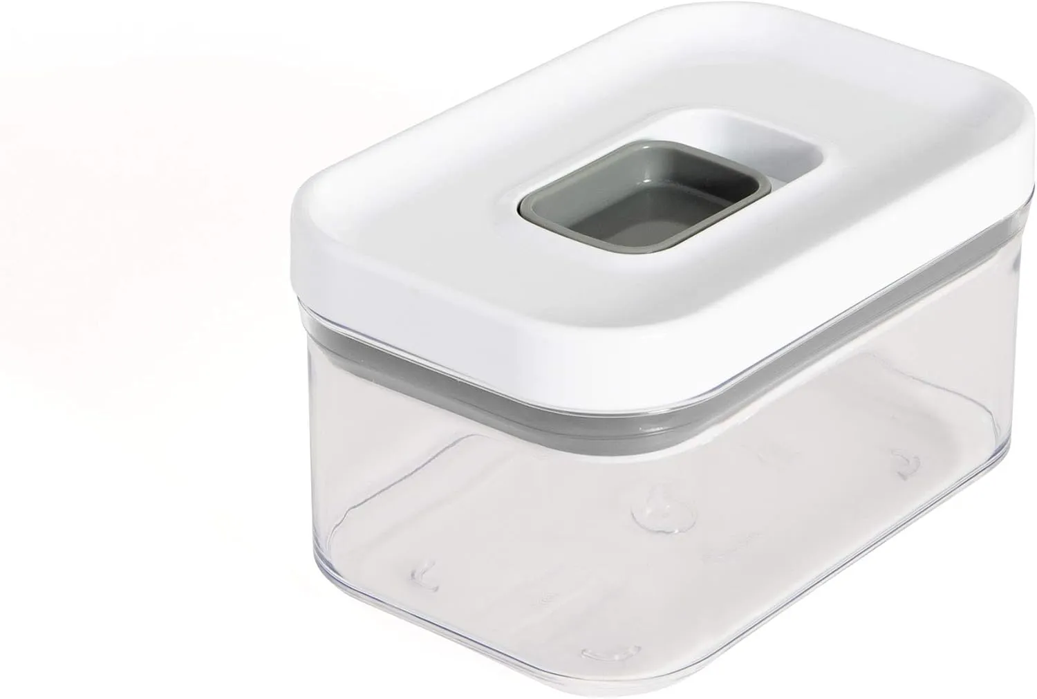 Copco Food and Organization Storage Container with Airtight Lid, 0.80-Quart, Clear (Pack of 2)