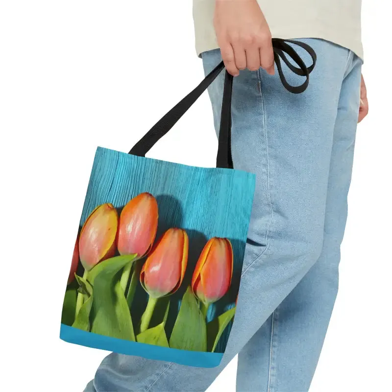 Cozy Tulips Tote Bag for Everyday Style