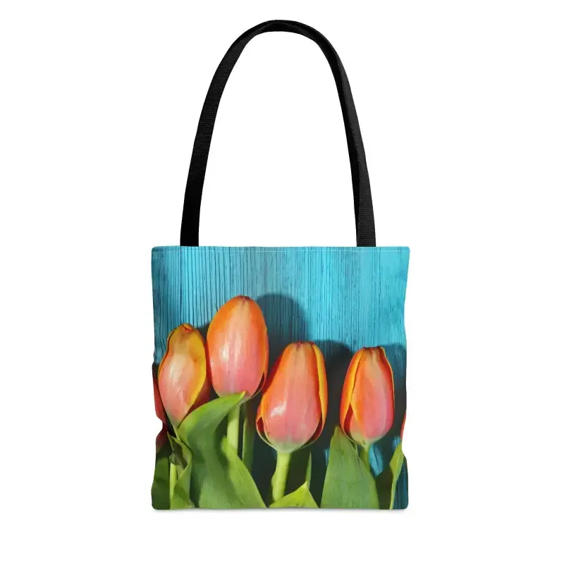 Cozy Tulips Tote Bag for Everyday Style