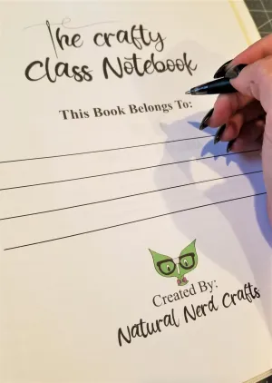 Crafty Class Notebook PDF