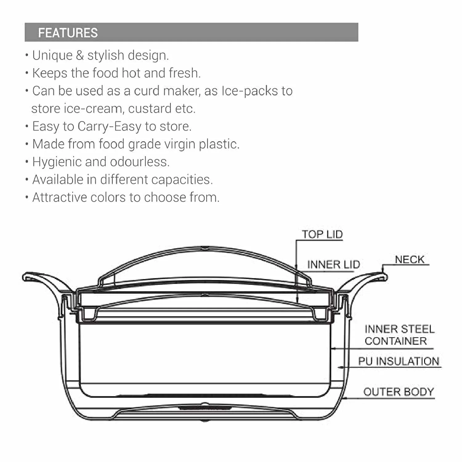 Crave Insulated Casserole (Milton)