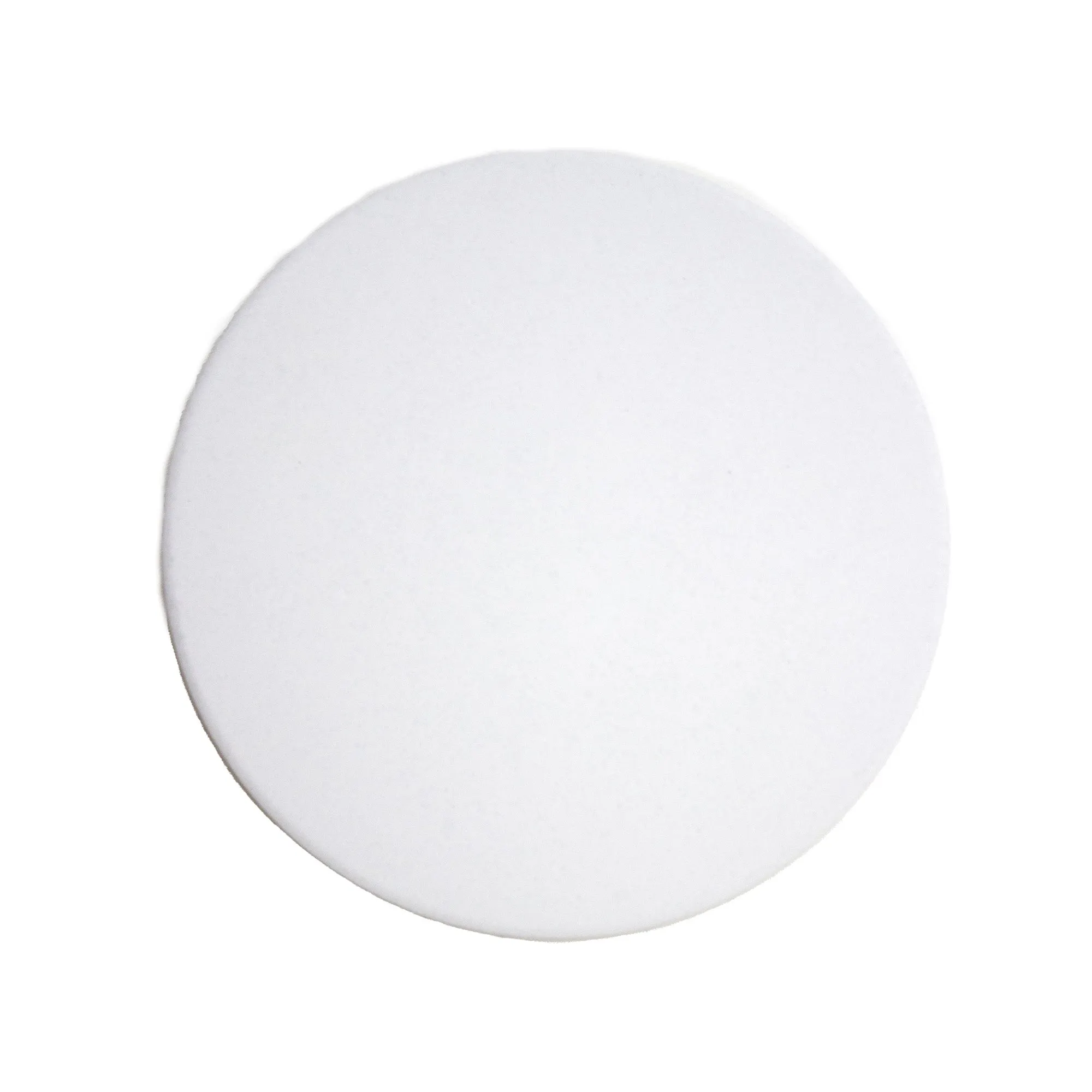 Custom White Round Thirsty Stone Coaster