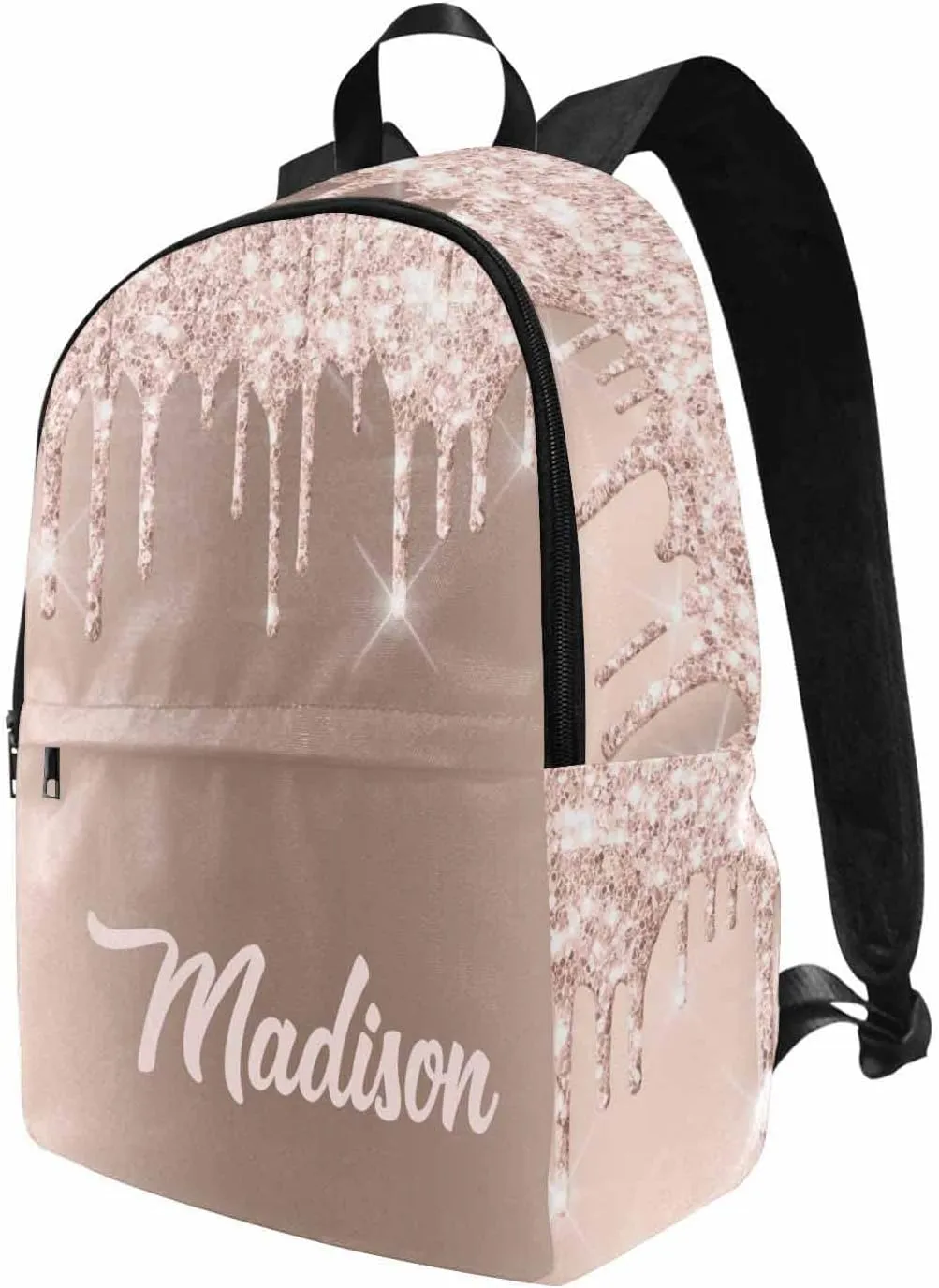 Customized Your Own Casual Unisex Daypack Bags Backpack Watercolor Green Dinosaur Shoulder Travel Bookbag Laptop Backpack Computer Bags to Son Nephew Brother