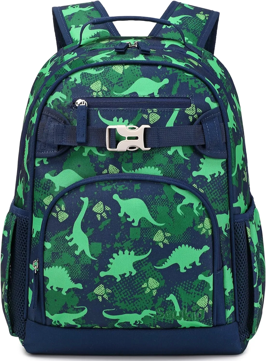 Cute Kindergarten Backpack for Boys Elementary School Bag Dinosaur Backpacks for Kids 3-5 (Green Dinosaur)