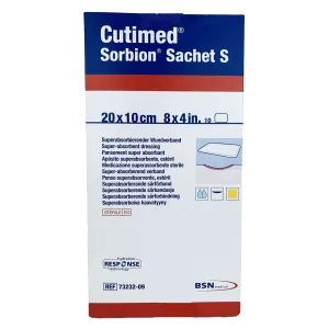 Cutimed® Sorbion® Sachet S Wound Dressing, 4 x 8 Inch