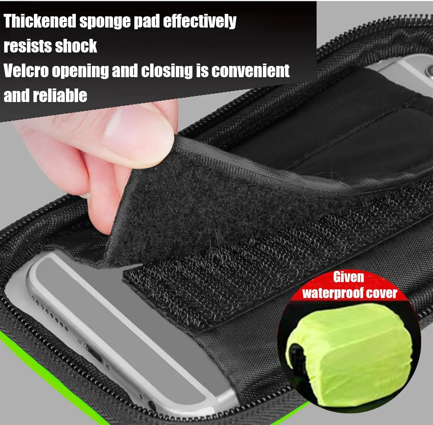 Cycling Pouch for Aventon Abound/Ramblas/Soltera, Bike Handlebar Bags with Rain Cover Waterproof Bike Panniers Bike Accessories,C