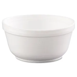 Dart® Insulated Foam Bowls, 12 Oz, White, 50/pack, 20 Packs/carton