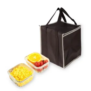 DECHOUS Nonwovens Insulated Tote Bag for Food and Grocery Shopping Cooler Bag with Spacious Design Reusable and for Picnics and Outings